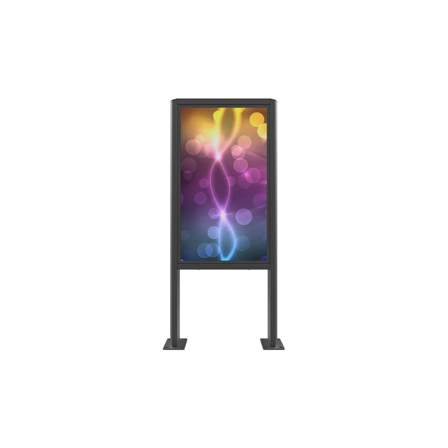 Edbak POK91 Stand for 49" outdoor, Black | EDBAK
