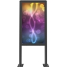 Edbak POK91 Stand for 49" outdoor, Black | EDBAK