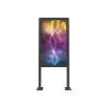 Edbak POK91 Stand for 49" outdoor, Black | EDBAK