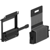 Dell | OptiPlex Micro and Thin Client VESA Mount w/Adapter Bracket | Black