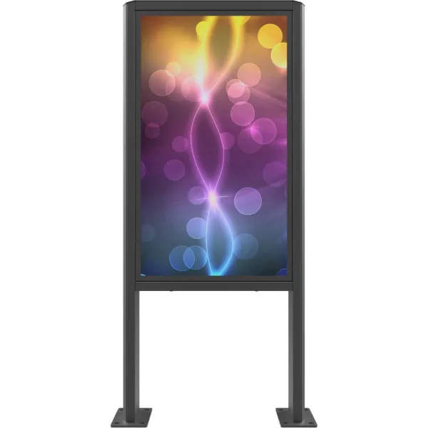 Edbak | Floor stand | POK101 | 55 " | Maximum weight (capacity) 80 kg | Black