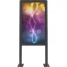 Edbak | Floor stand | POK101 | 55 " | Maximum weight (capacity) 80 kg | Black