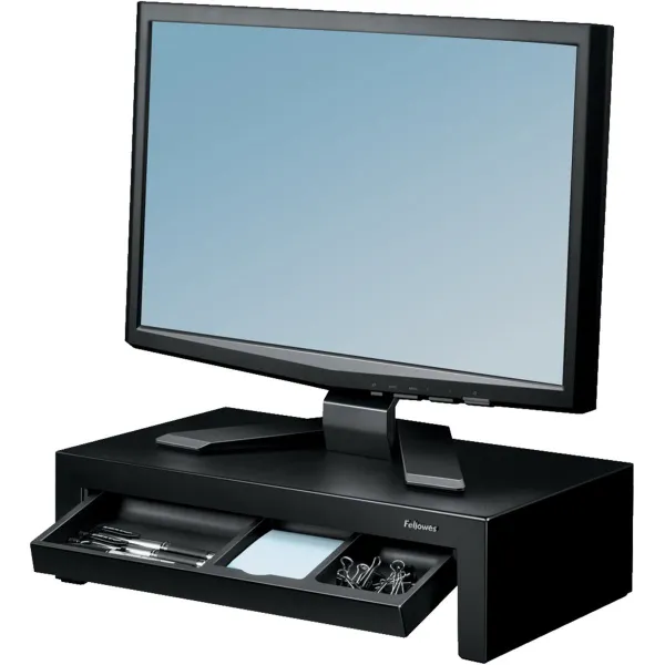 Fellowes | Designer Suites Monitor Riser | Height adjustment | Black