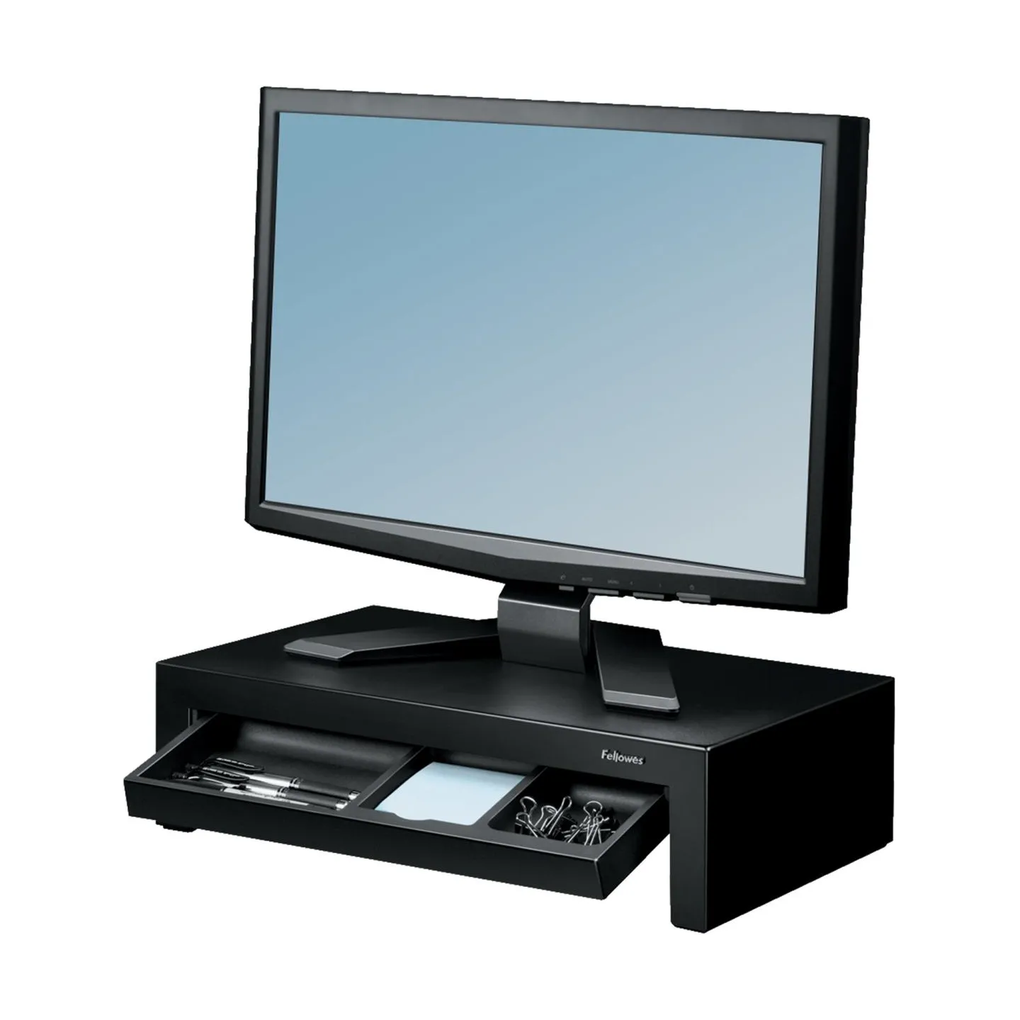 Fellowes | Designer Suites Monitor Riser | Height adjustment | Black