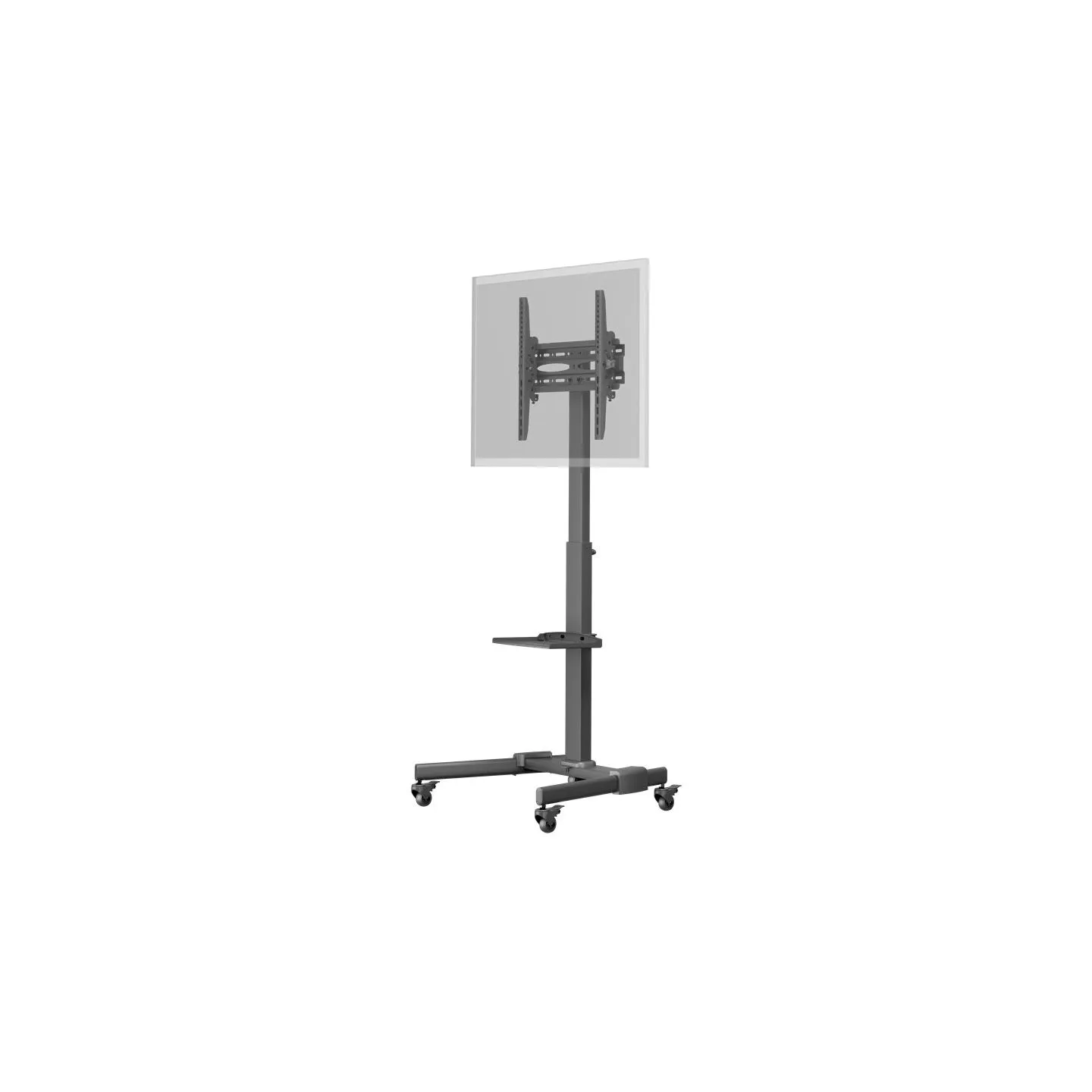 Goobay Floor stand | TV Presentation Stand Basic, Size L | Height adjustment | 37-70 " | Maximum weight (capacity) 35 kg | Black