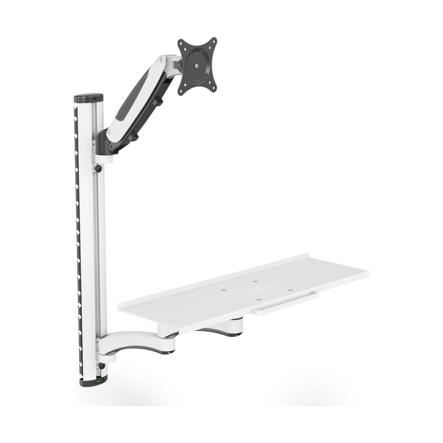 Digitus Wall mount | DA-90451 | Rotate, Swivel | 32 " | Maximum weight (capacity) 8 kg | White/Black