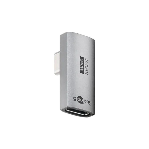 Goobay 74443 USB-C Adapter Vertical 90° Rotated, USB4