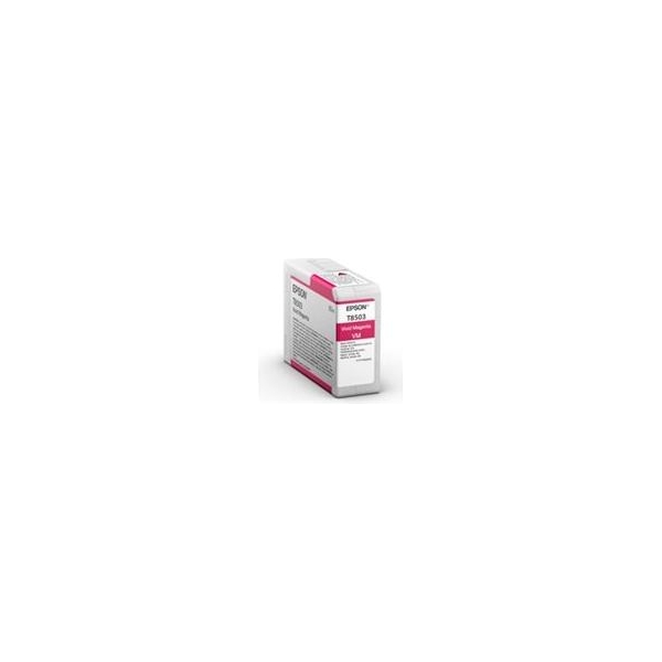 Epson T85030N Singlepack ink, Vivid Magenta | Epson Epson | T8503 | Epson T8503 - vivid magenta - original - ink cartridge | Ink