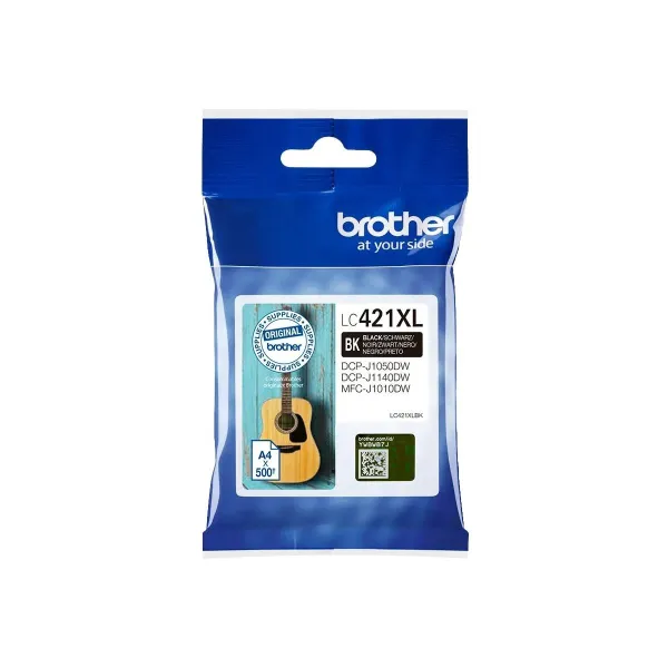 Brother LC421XLBK Ink Cartridge, Black | Brother Brother LC | LC421XLBK | Brother LC421XLBK - High Yield - black - original - in