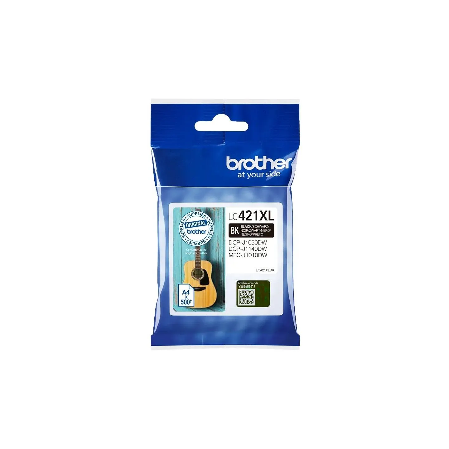 Brother LC421XLBK Ink Cartridge, Black | Brother Brother LC | LC421XLBK | Brother LC421XLBK - High Yield - black - original - in