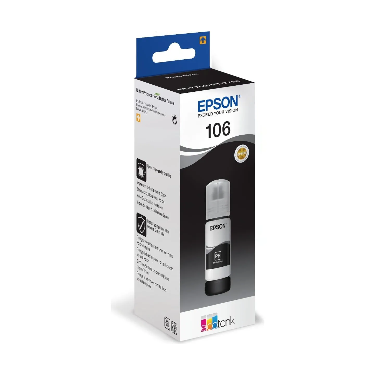 Epson Ecotank Photo | 106 | Ink Bottle | Black