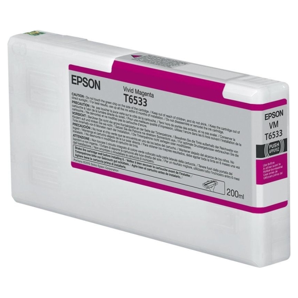Epson T6533 | Ink Cartridge | Vivid Magenta