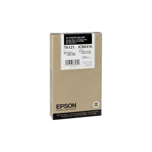 Epson T612100 | Ink cartrige | Photo Black