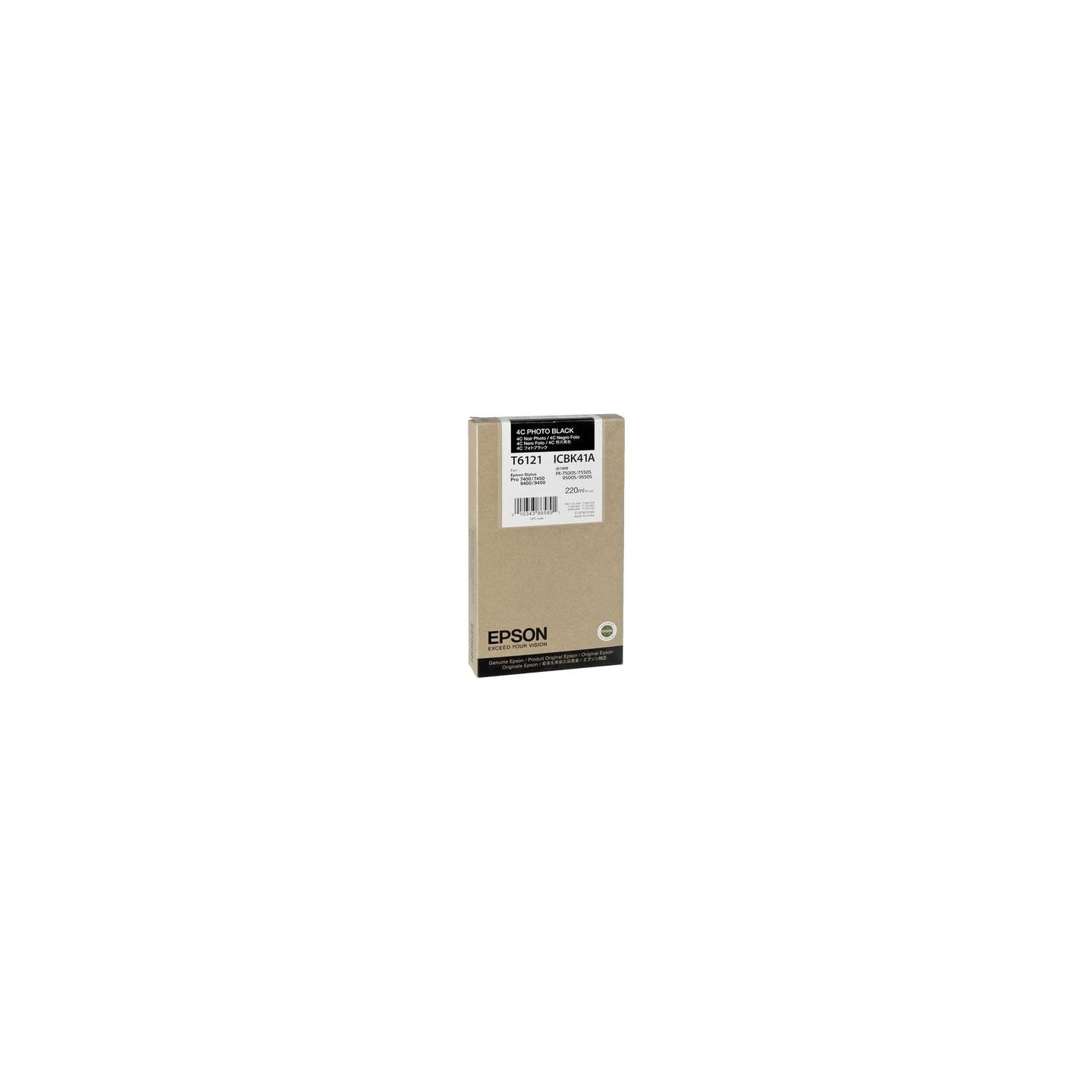 Epson T612100 | Ink cartrige | Photo Black