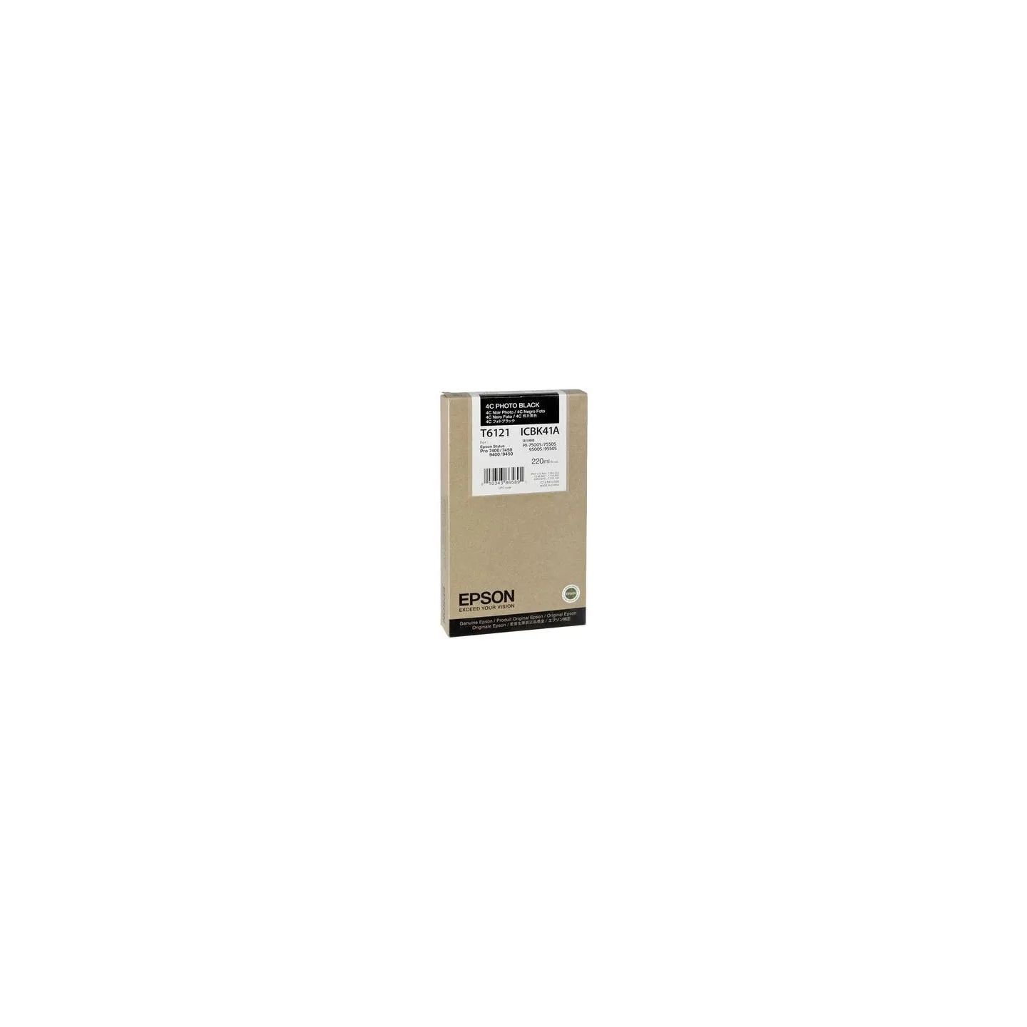 Epson T612100 | Ink cartrige | Photo Black
