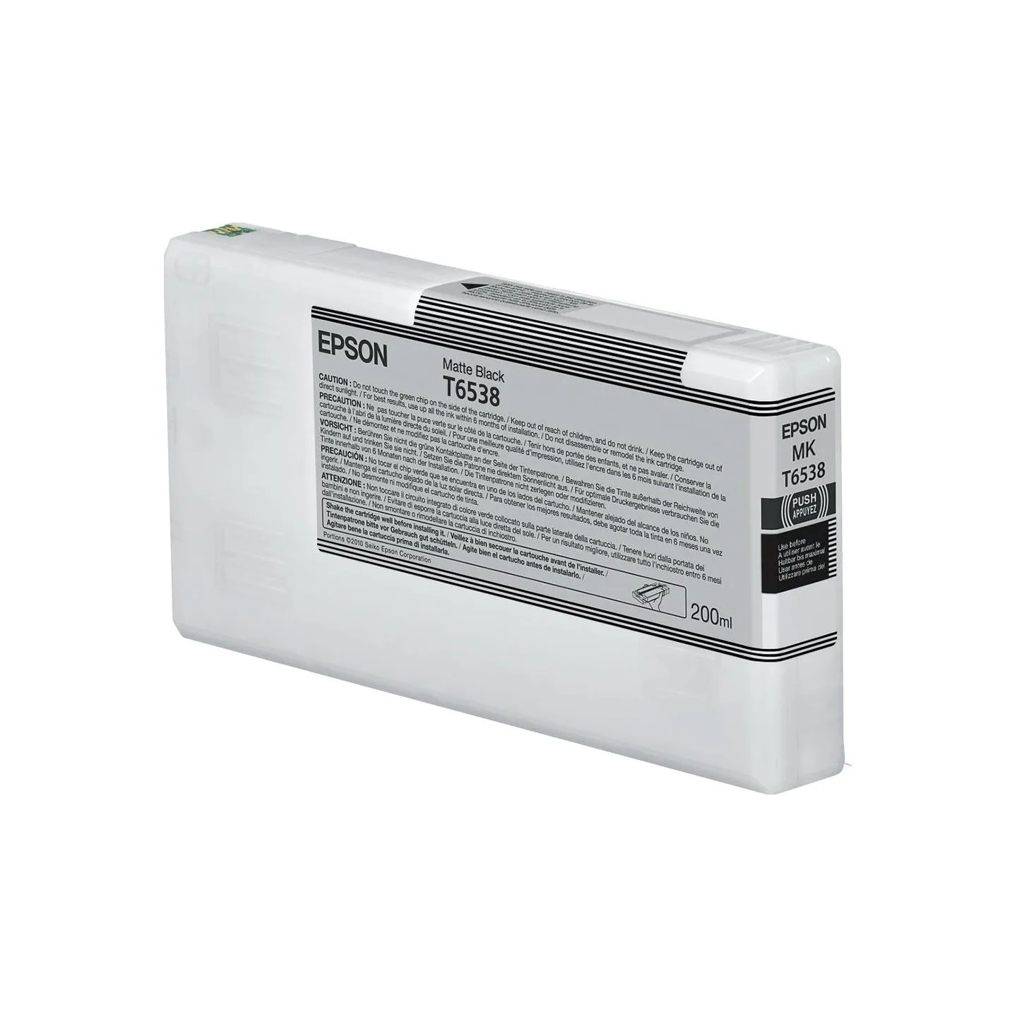 Epson T65380N Matte Black Ink Cartridge (200ml) | Epson C13T65380N | Epson UltraChrome High Dynamic Range | Matte black