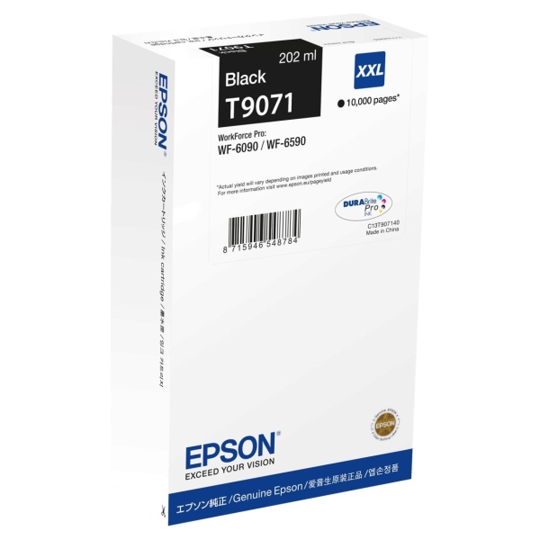Epson C13T90714N | XXL Ink Cartridge | Black