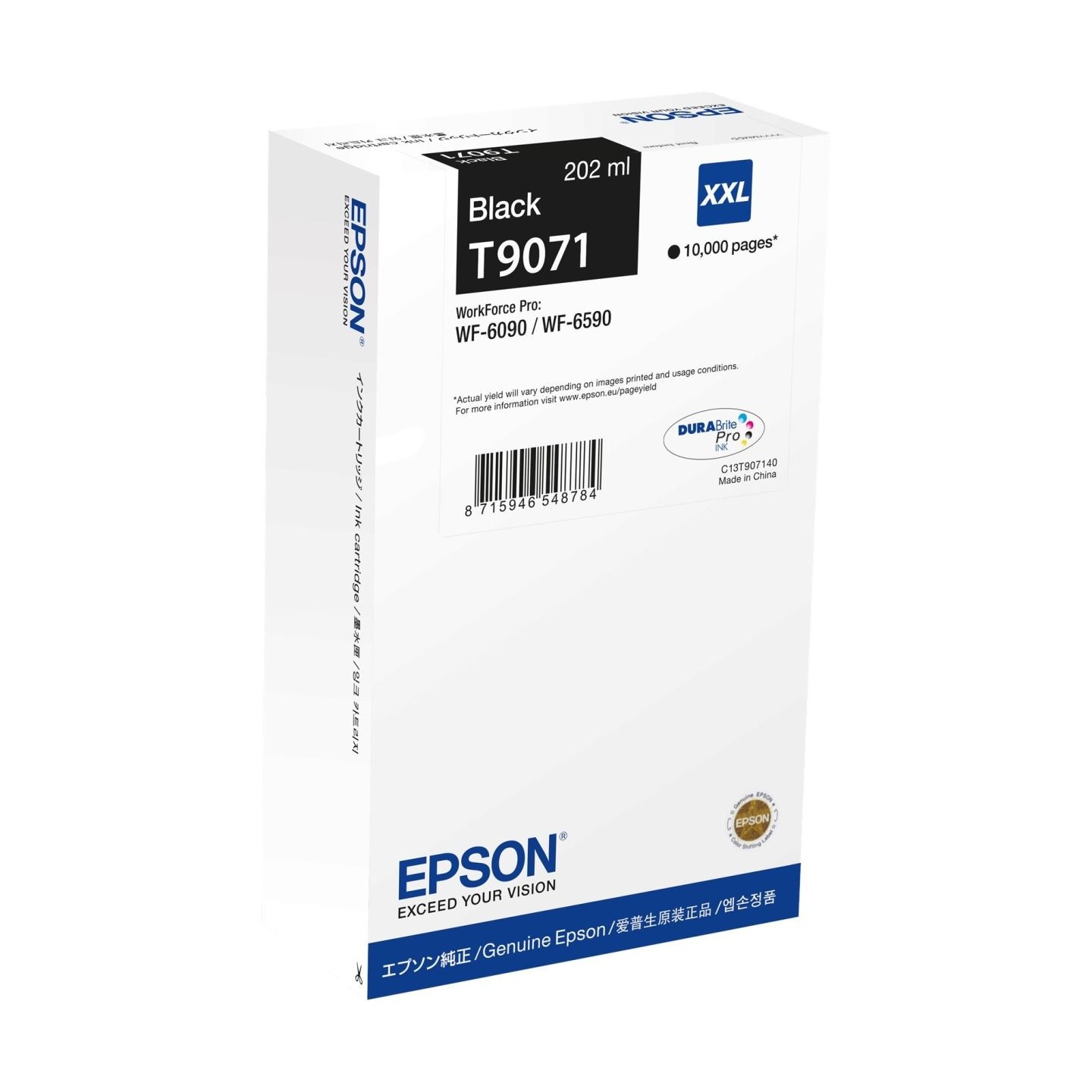 Epson C13T90714N | XXL Ink Cartridge | Black