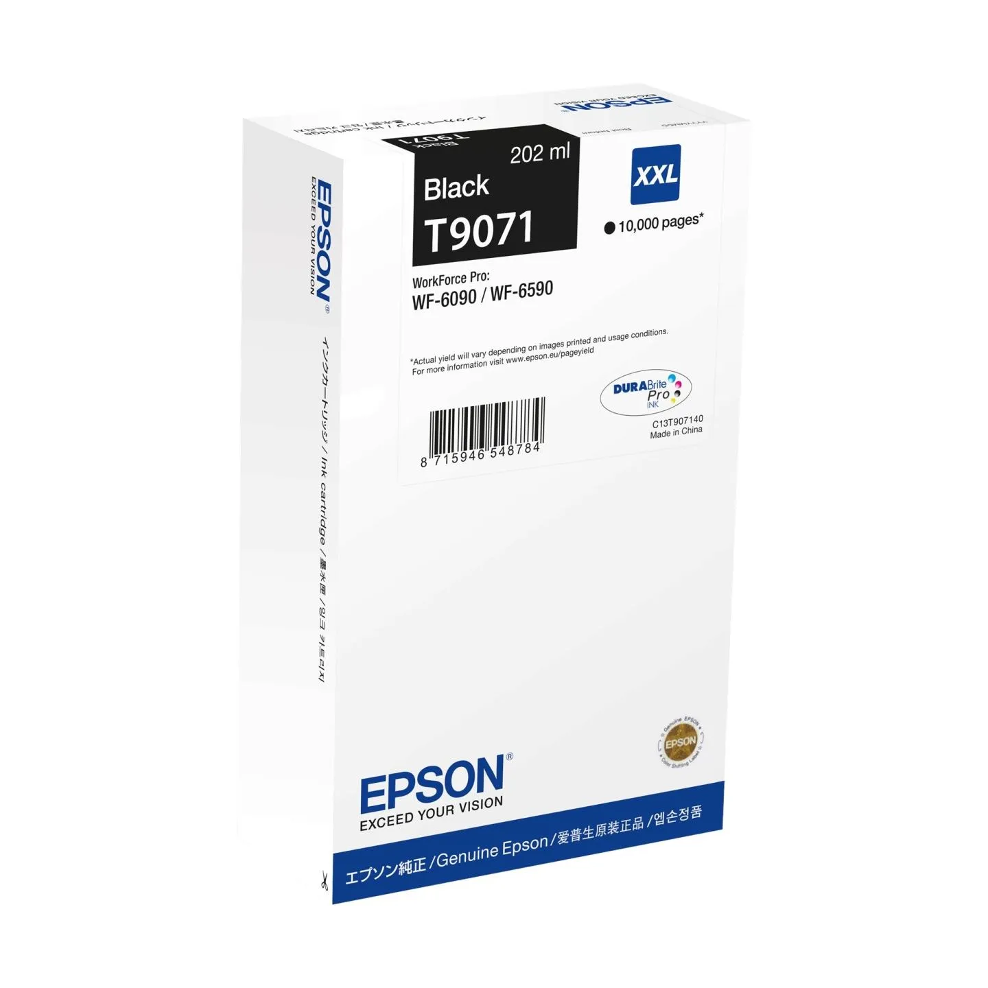 Epson C13T90714N | XXL Ink Cartridge | Black