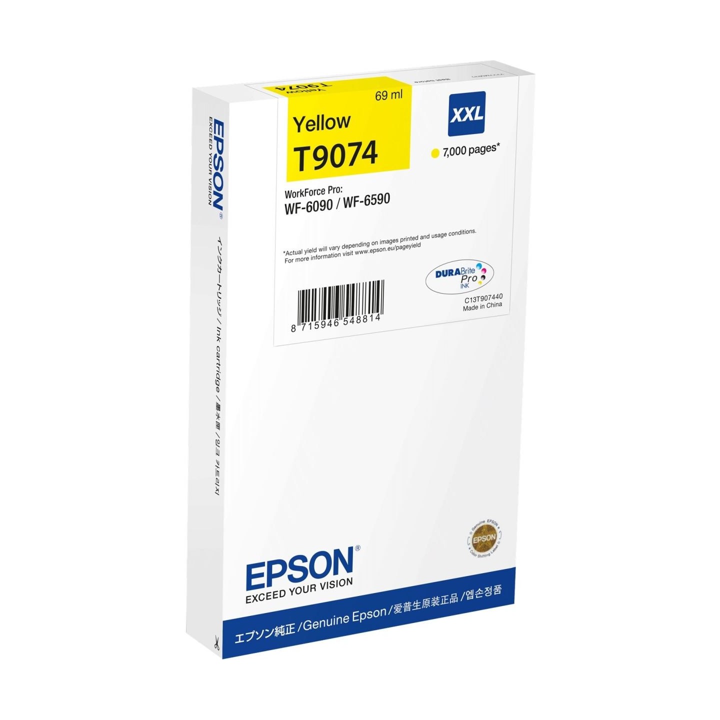 Epson WF-6XXX | Ink cartridge XXL | Yellow