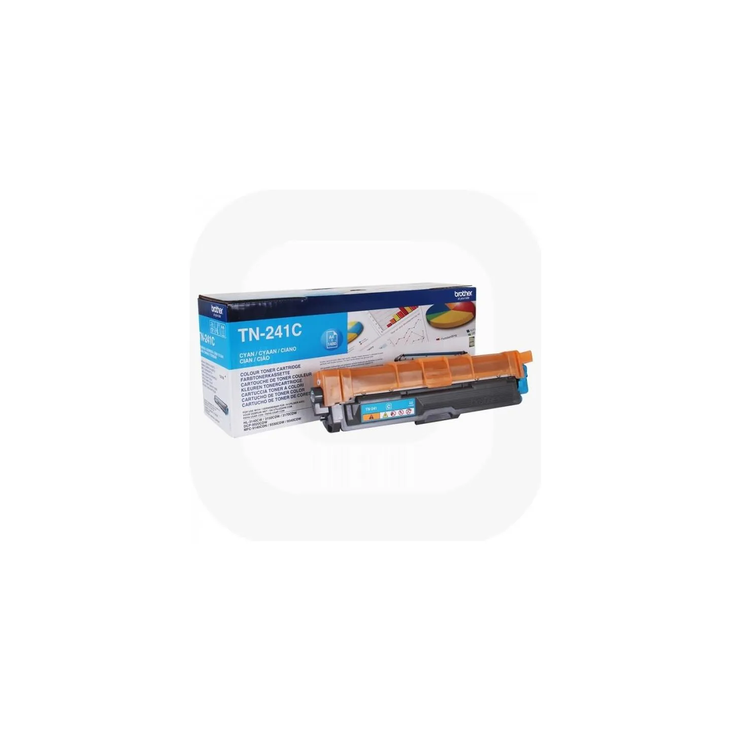 Brother TN-241C | Toner Cartridge | Cyan