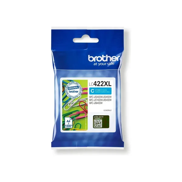 Brother LC422XLC | Ink Cartridge | Cyan