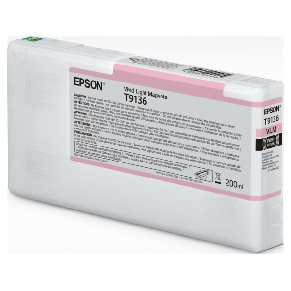 Epson Ink Cartridge | T91360N | Ink Cartrige | Vivid Light Magenta