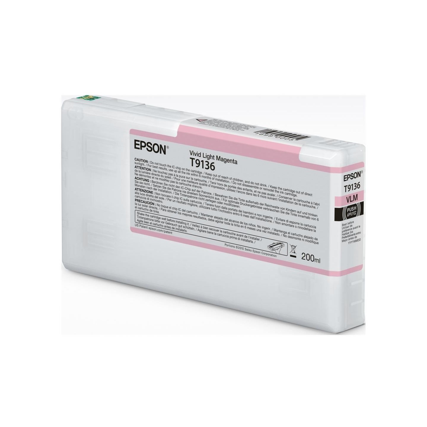 Epson Ink Cartridge | T91360N | Ink Cartrige | Vivid Light Magenta
