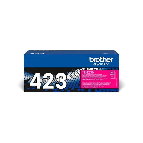 Brother TN-423M MAGENTA HIGH YIELD TONER, 4,000P