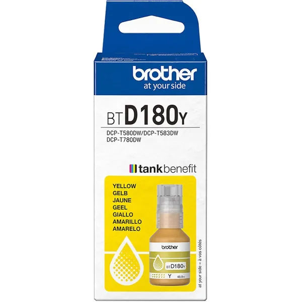 Brother BTD180Y | Ink refill | Yellow