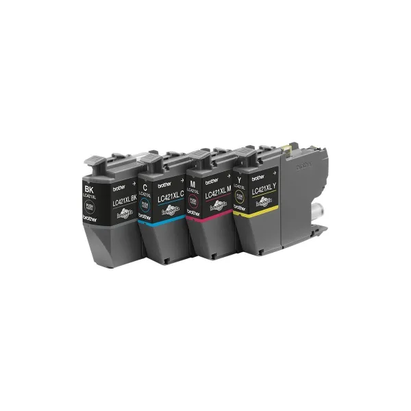 Brother LC421XLVAL Ink Cartridge Multipack | Brother Brother LC | LC421XLVAL | Brother LC421XL - 4-pack - XL - black, yellow, cy