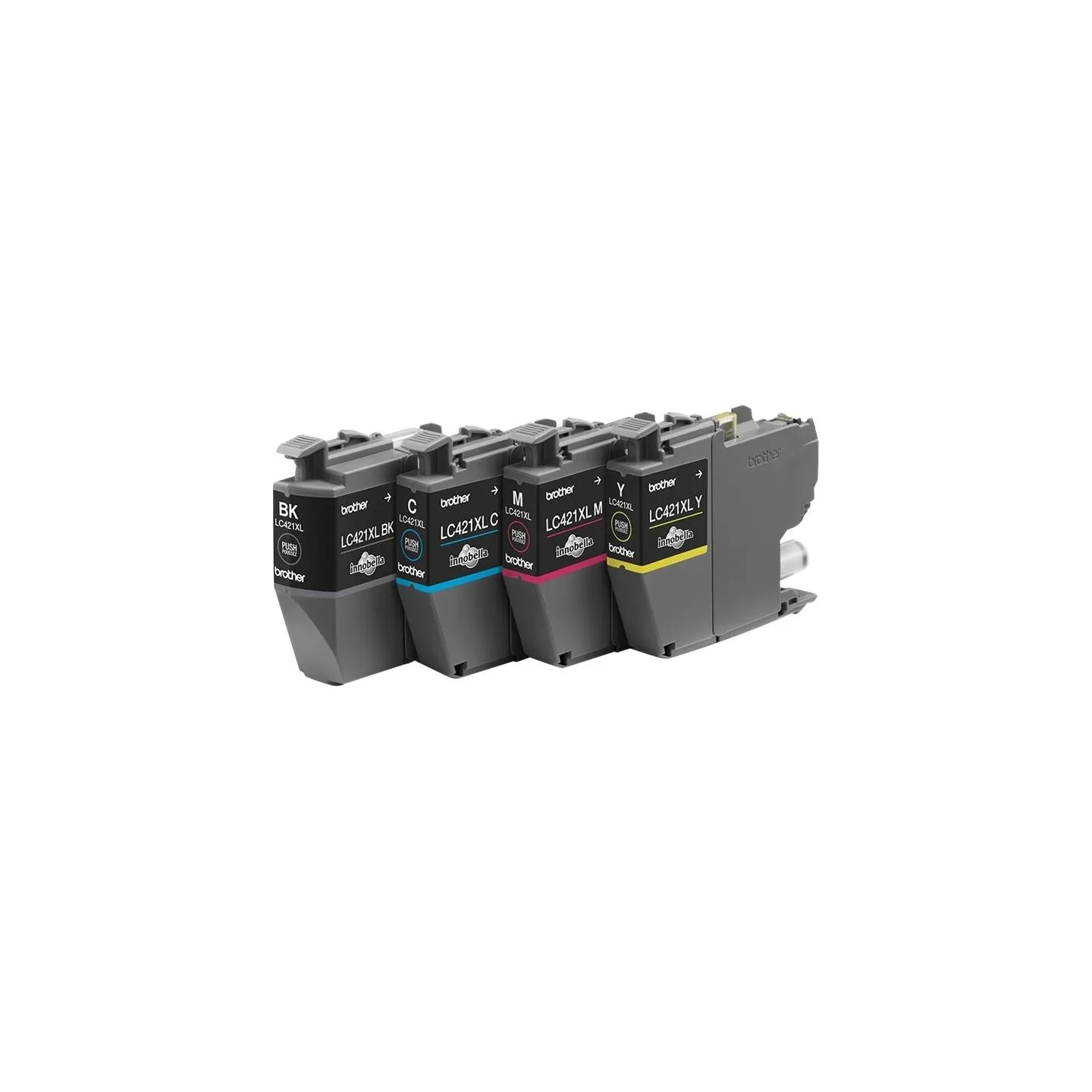 Brother LC421XLVAL Ink Cartridge Multipack | Brother Brother LC | LC421XLVAL | Brother LC421XL - 4-pack - XL - black, yellow, cy