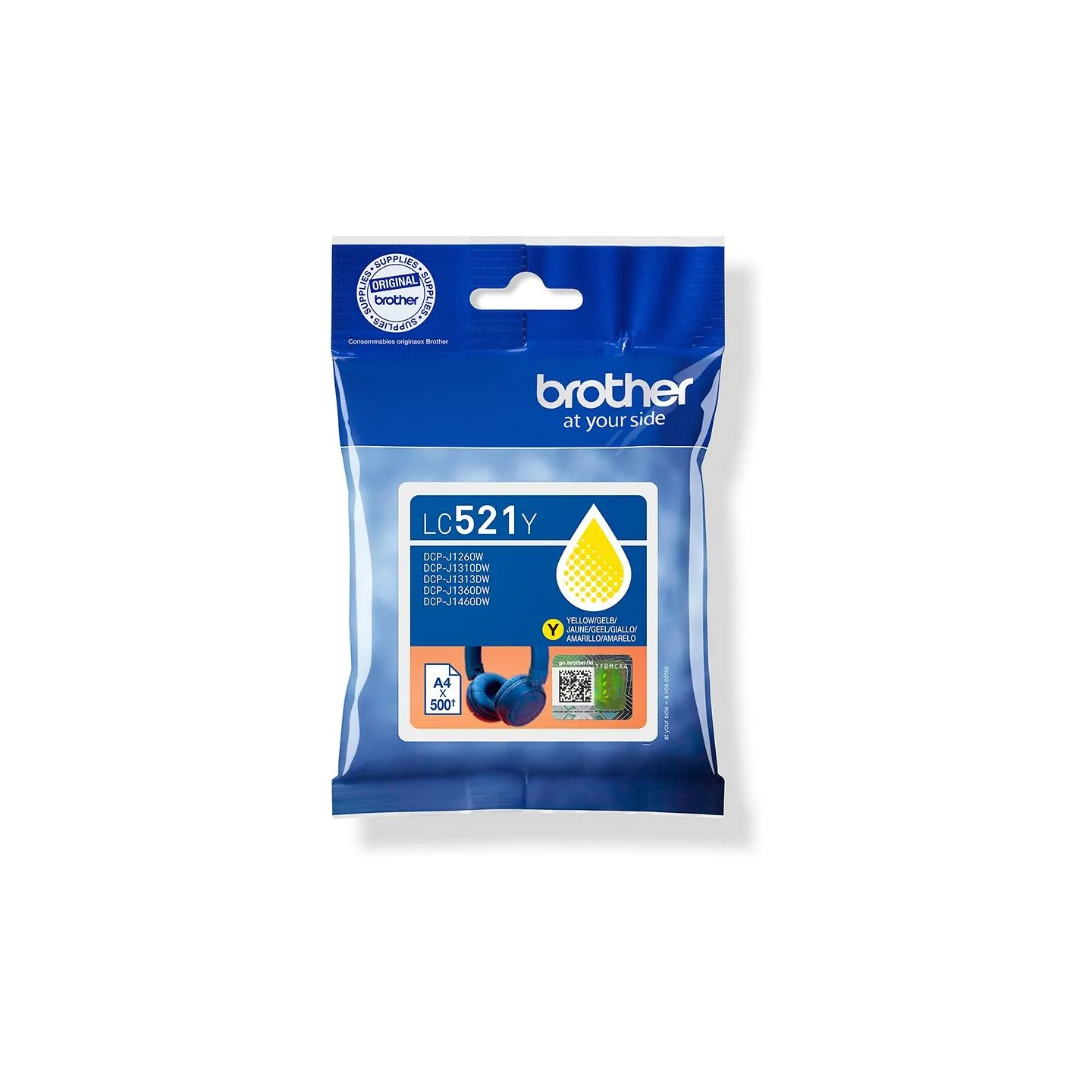 Brother LC521Y | Ink Cartridges | Yellow