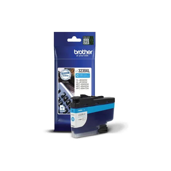 Brother High-yield Ink Cartridge | LC3239XLC | Ink | Cyan