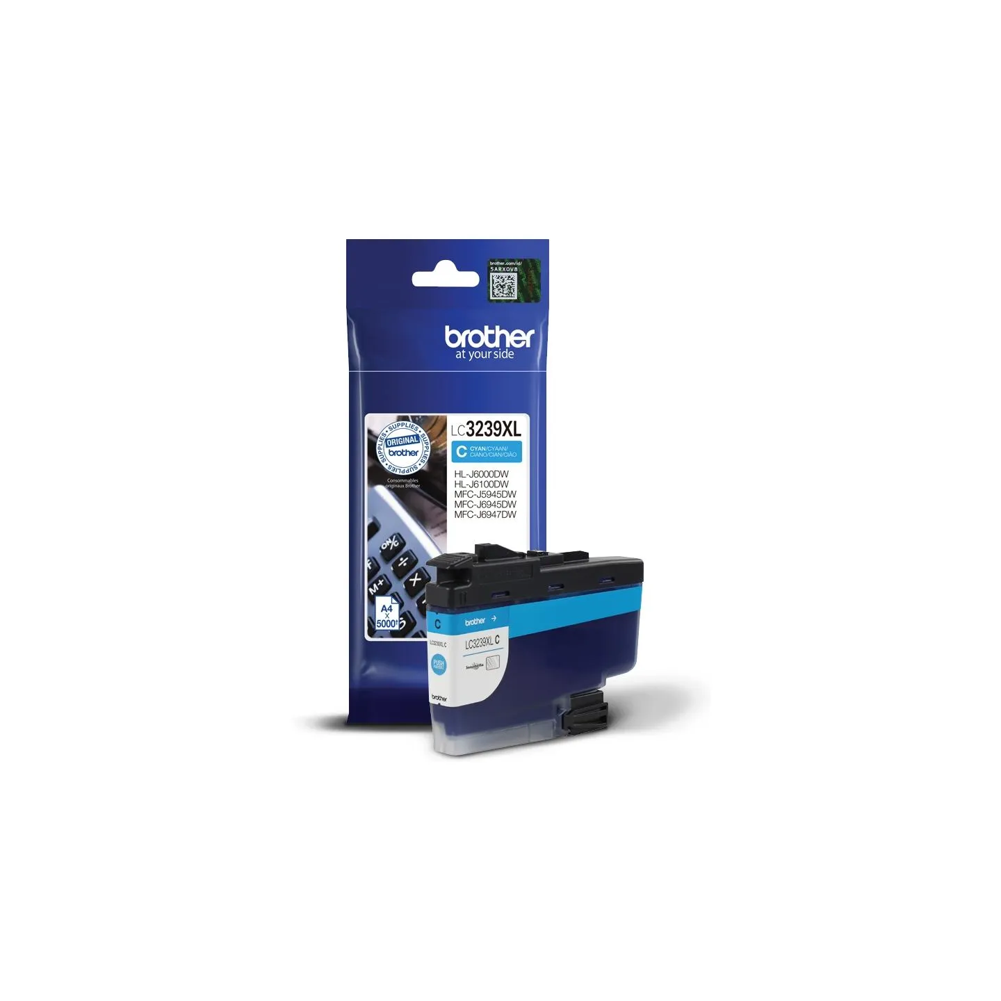 Brother High-yield Ink Cartridge | LC3239XLC | Ink | Cyan