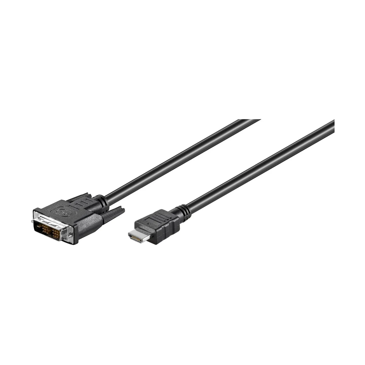 Goobay | DVI-D/HDMI cable, nickel plated | 50580 | DVI-D male Single-Link (18+1 pin) | HDMI male (type A) | 2 m