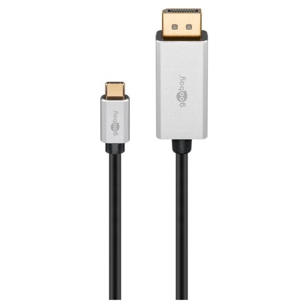 Goobay | USB-C to DisplayPort Adapter Cable | 60176 | Type-C | DisplayPort | USB-C to DisplayPort | 2 m