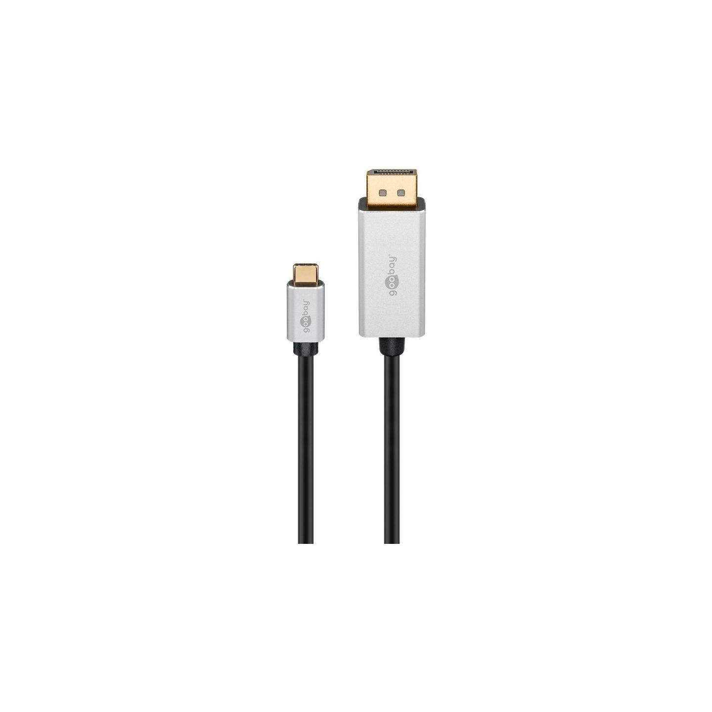 Goobay | USB-C to DisplayPort Adapter Cable | 60176 | Type-C | DisplayPort | USB-C to DisplayPort | 2 m