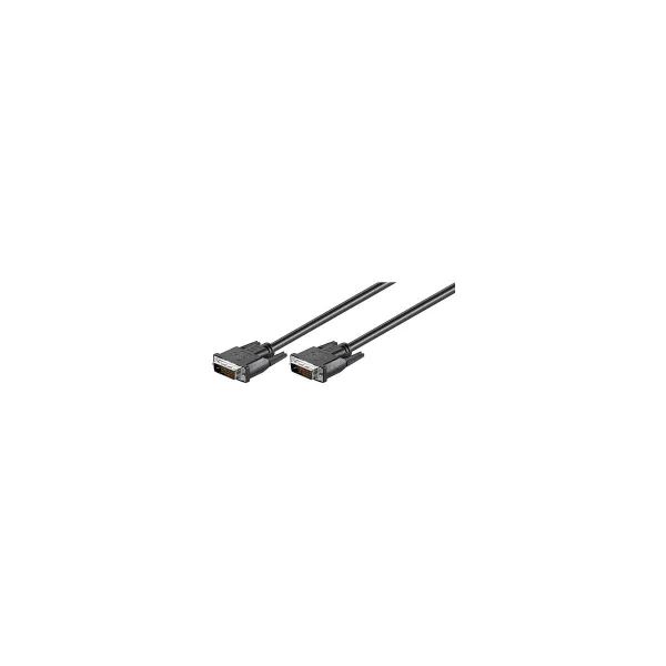 Goobay | DVI-D FullHD cable Dual Link, nickel plated | DVI-D male Dual-Link (24+1 pin) | DVI-D male Dual-Link (24+1 pin) | DVI t