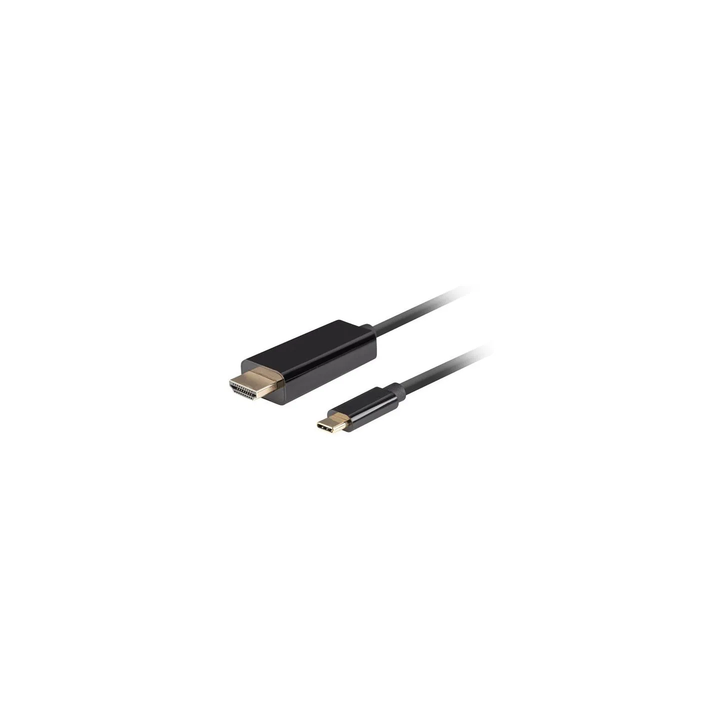 Lanberg USB-C to HDMI Cable, 1 m 4K/60Hz, Black | Lanberg | USB-C to HDMI Cable | CA-CMHD-10CU-0010-BK | 1 m