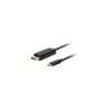 Lanberg USB-C to DisplayPort Cable, 1 m 4K/60Hz, Black | Lanberg | USB-C to DisplayPort Cable | CA-CMDP-10CU-0010-BK | 1 m