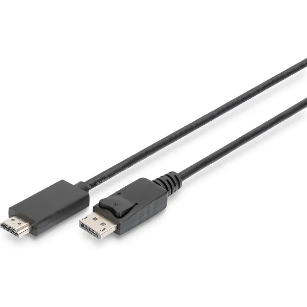 Digitus Adapter Cable, DP - HDMI type A | DisplayPort to HDMI | 2 m