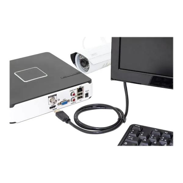 Digitus HDMI High Speed with Ethernet Connection Cable | DB-330123-020-S | 2 m