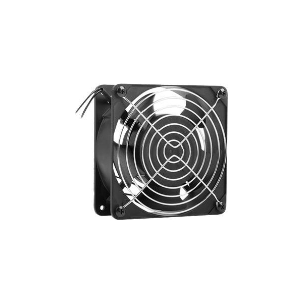 Lanberg Fan for 10"/19" rack wall-mount cabinet 230V, 120x120x38 mm | AK-1501-B | Black