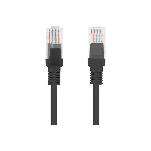 Lanberg | Patchcord CAT.5E UTP Fluke Passed | PCU5-10CC-2000-BK | 20 m | Black