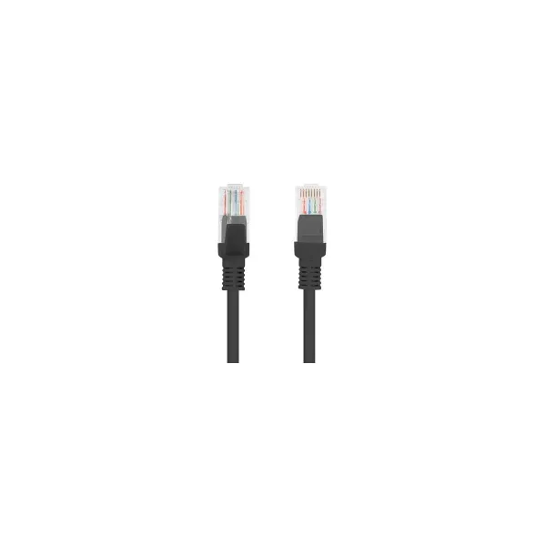Lanberg | Patchcord CAT.5E UTP Fluke Passed | PCU5-10CC-2000-BK | 20 m | Black