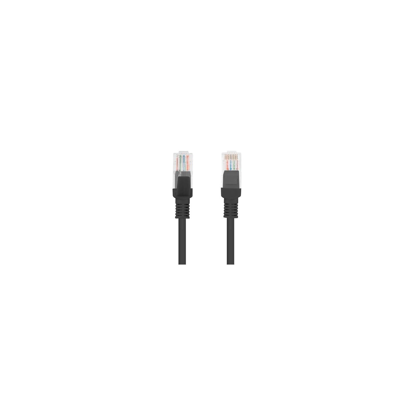 Lanberg | Patchcord CAT.5E UTP Fluke Passed | PCU5-10CC-2000-BK | 20 m | Black