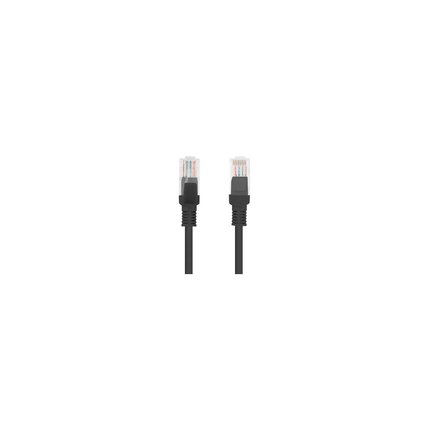 Lanberg | Patchcord CAT.5E UTP Fluke Passed | PCU5-10CC-2000-BK | 20 m | Black