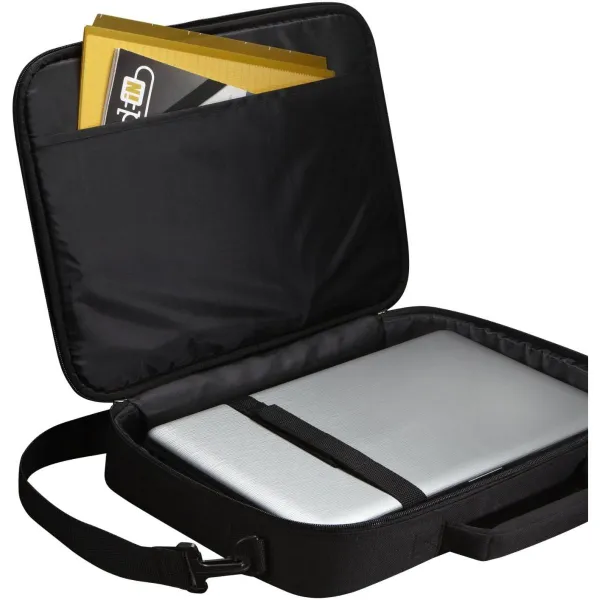 Case Logic | VNCI215 | Fits up to size 15.6 " | Messenger - Briefcase | Black | Shoulder strap
