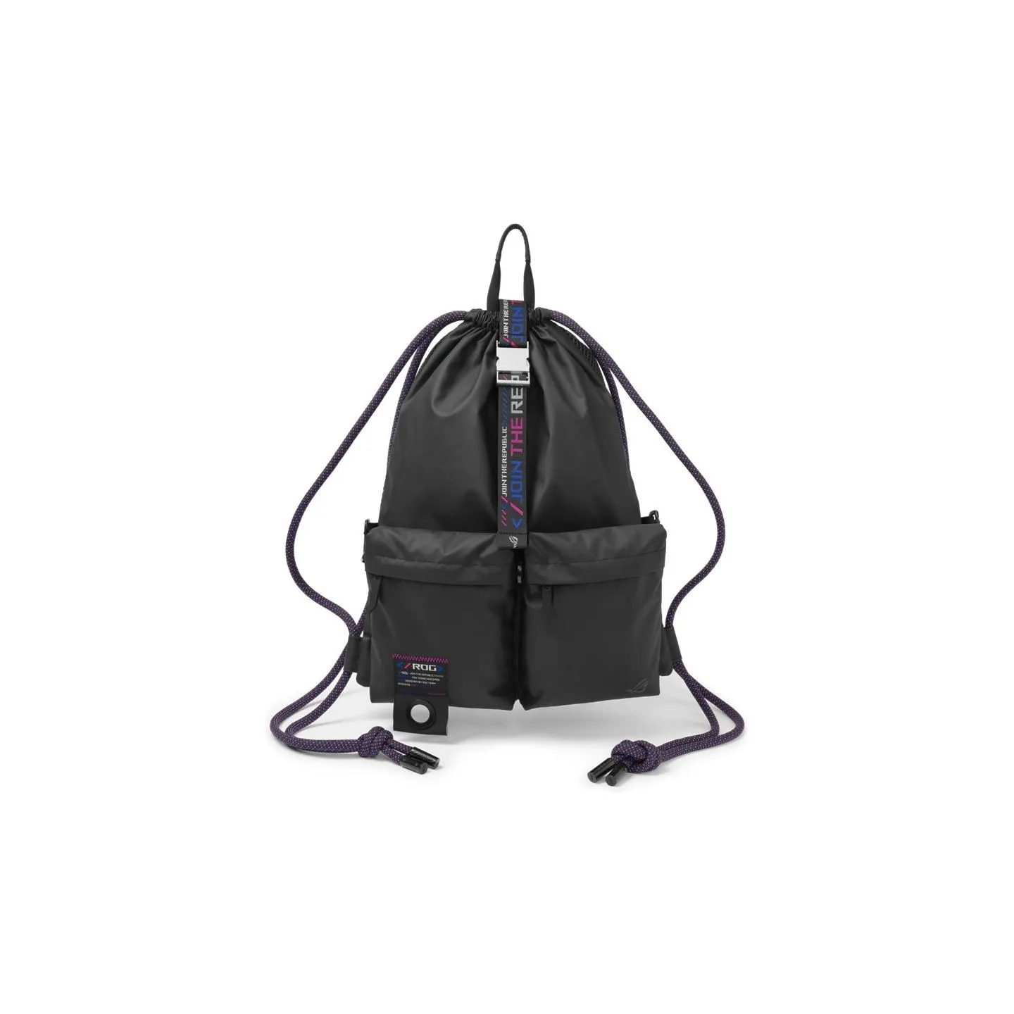 Asus ROG SLASH Multi-use Drawstring Bag | Drawstring bag | Black